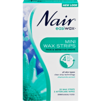 Nair Easiwax Mini Wax Strips | 20 Strips