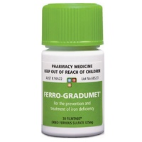 Ferro Gradumet 325mg 30 Tablets  (S2)