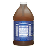 Dr. Bronner's Organic Pump Soap Refill (Sugar 4-in-1) Peppermint 1.9L