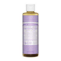 Dr. Bronner's Pure-Castile Soap Liquid (Hemp 18-in-1) Lavender 237ml
