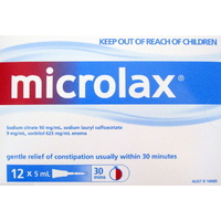Microlax Enema 5mL x 12