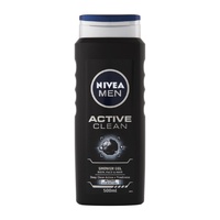 Nivea Men Shower Gel Active Clean Charcoal 500mL