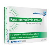 Apohealth Paracetamol Pain Relief Caplet 20