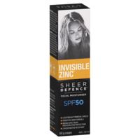 Invisible Zinc Sheer Defence Moisturiser SPF 50 50g
