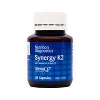 Nutrition Diagnostics Synergy K2 with Natural Vit A & D3 30 Capsules