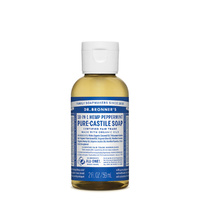 Dr. Bronner's Pure-Castile Soap Liquid (Hemp 18-in-1) Peppermint 59ml