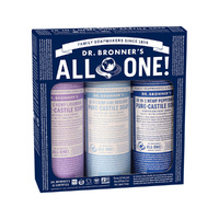 Dr. Bronner's Pure-Castile Soap Liquid Cosmic Classics 237ml x 3 Pack (Baby, Lavender & Peppermint)