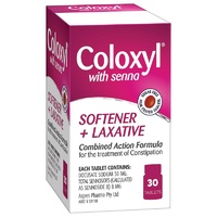 Coloxyl with Senna 30 Tablets 