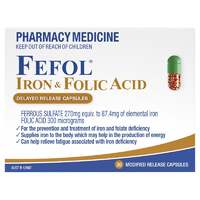 Fefol Iron & Folate Supplement Capsules 30 (S2)