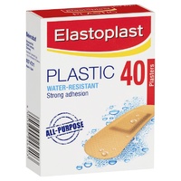 Elastoplast Plastic Water Resistant Plasters 40 