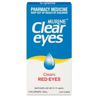 Murine Clear Eyes Eye Drops 15mL (S2)