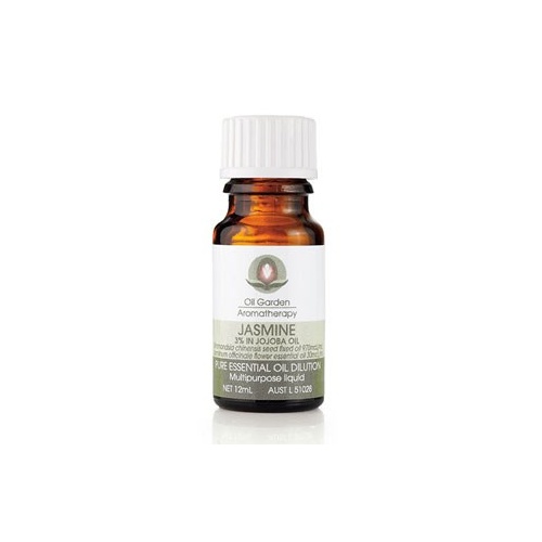 Oil Garden Aromatherapy Jasmine 3% In Jojoba Oil 12mL