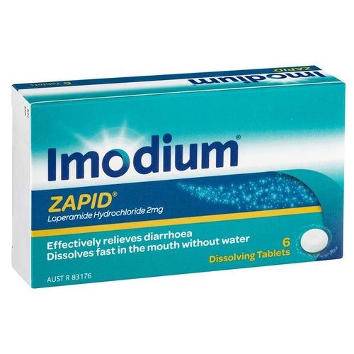Imodium Zapid 2mg 6 Tabs