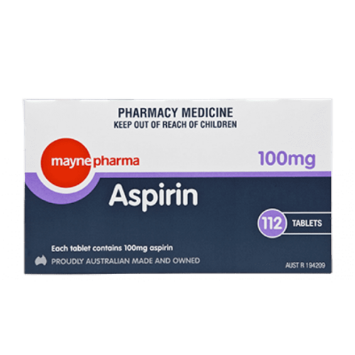 Mayne Aspirin 100mg 112 Tablets (S2)
