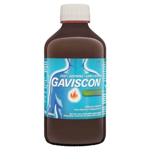 Gaviscon Liquid Peppermint Flavour 600mL