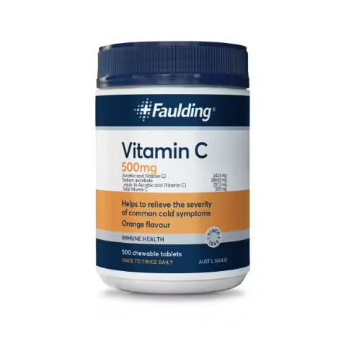 Faulding Remedies Vitamin C 500mg 500 tablets