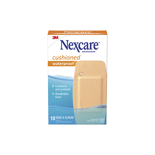 Nexcare Cushioned Waterproof Bandages 10 Pack