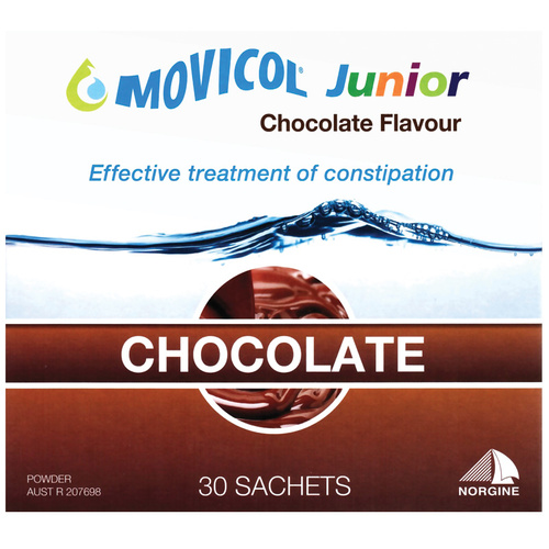 Movicol Junior Chocolate Powder 30 Sachets 