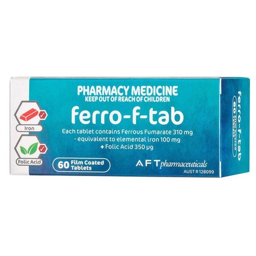 Ferro-F 60 Tablets  (S2)