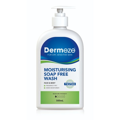 Dermeze Sensitive Skin Soap Free Wash 500mL