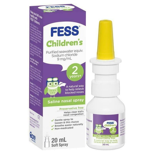 FESS Saline Nasal Spray for Kids 20mL