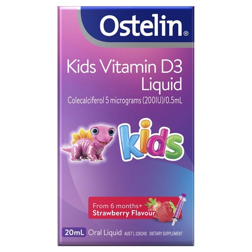 Ostelin Kids Vitamin D3 Liquid 20mL