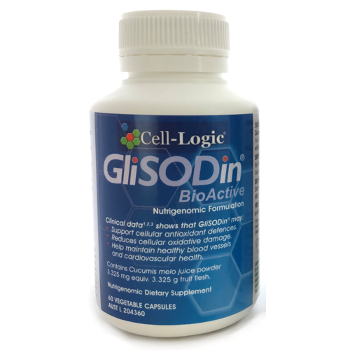 Cell Logic GliSODin BioActive 60 Vegetable Capsules