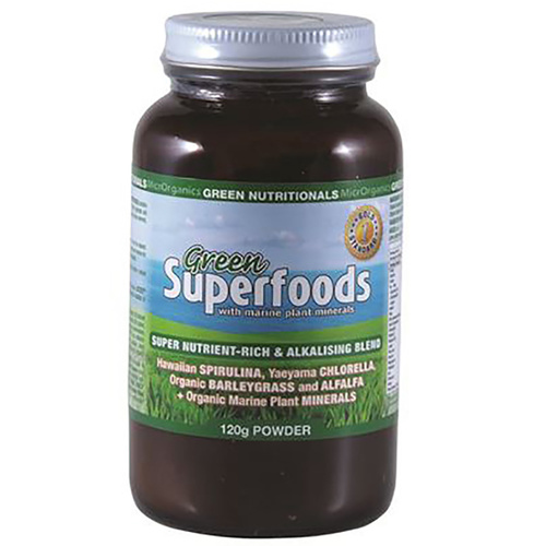 MicrOrganics Green Nutritionals Green Superfoods 120g Powder