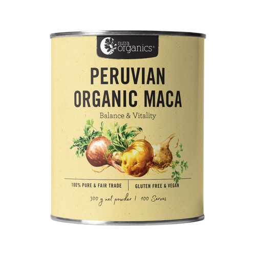 Nutra Organics Organic Peruvian Maca 300g Powder
