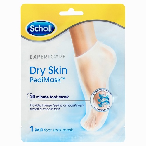 Scholl Dry Skin PediMask 1 Pair Foot Sock Mask