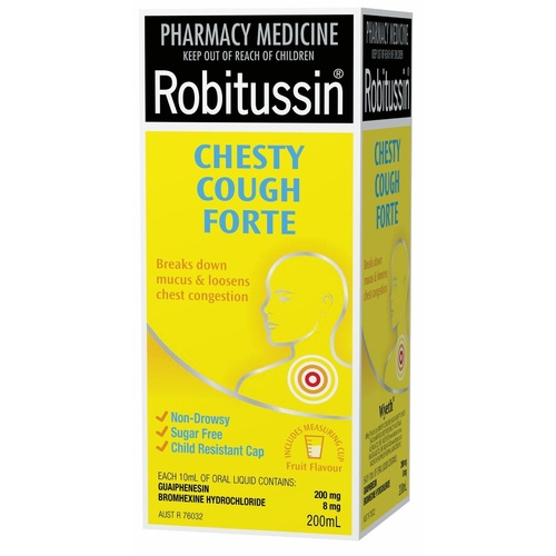 Robitussin Chesty Cough Forte 200mL (S2)