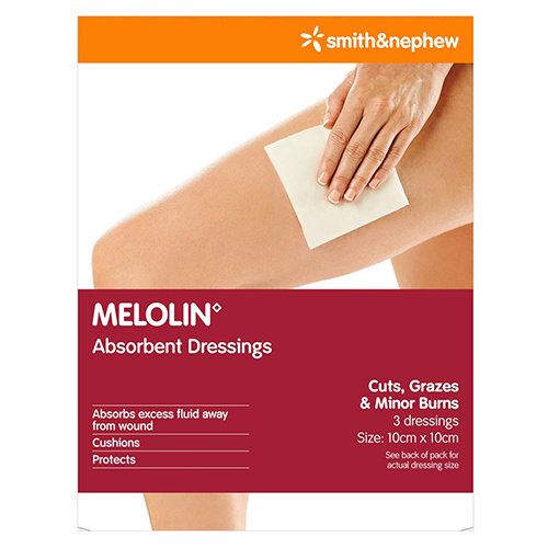 Melolin Absorbent Dressings 3 ( 10 x 10cm )