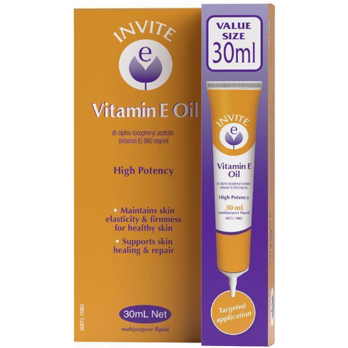 Invite E Vitamin E Pure Oil 30ml