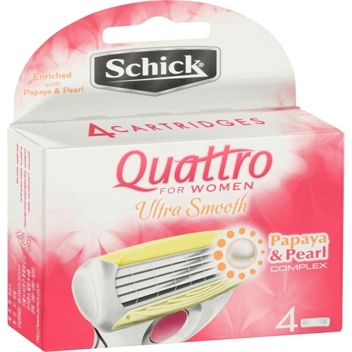 Schick Quattro For Women 4 Pack Blade