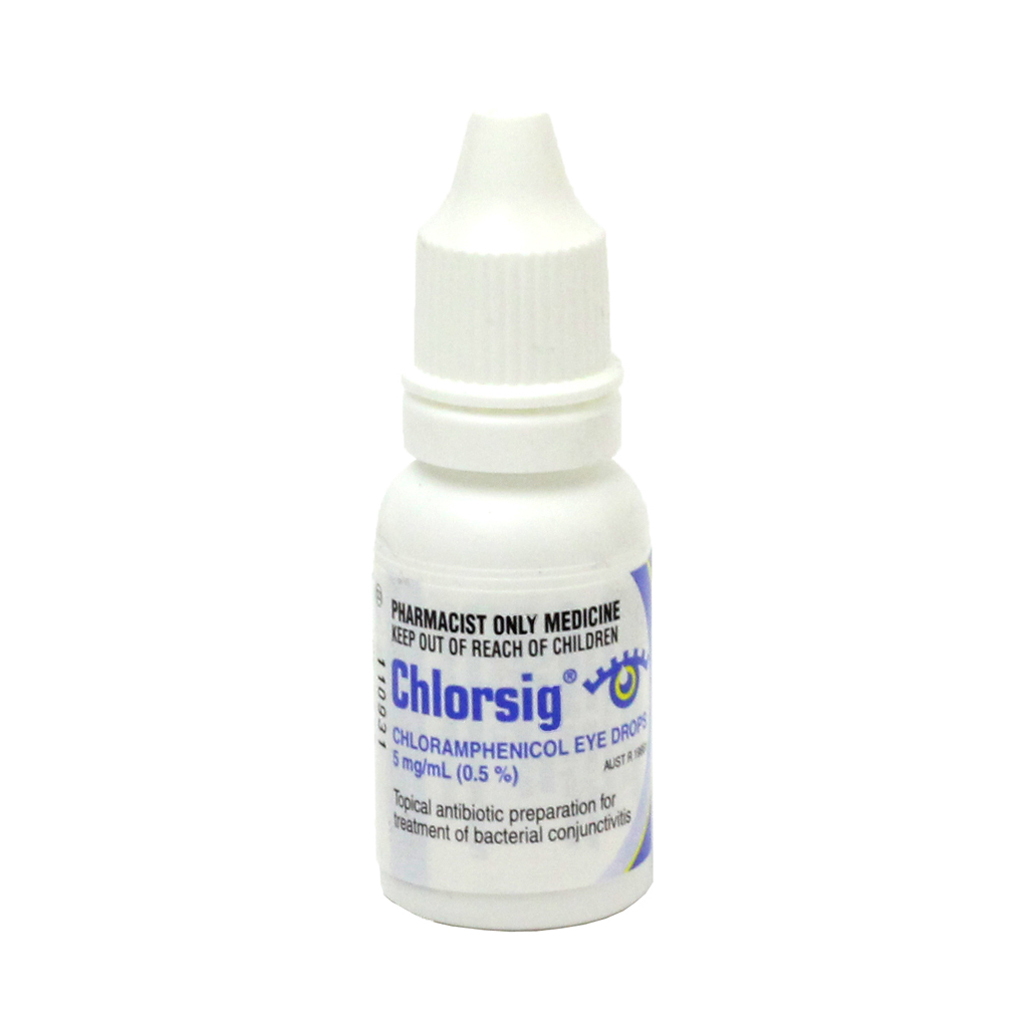 Chlorsig Eye Drops 0.5 10ml (S3)