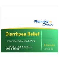 Pharmacy Choice Diarrhoea Relief 8 Capsules