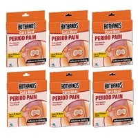 HotHands Cura-Heat Period Pain Therapeutic Heat Patch [Bulk Buy 6 Units]