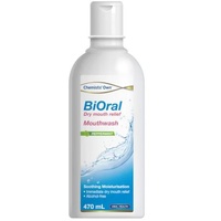Chemist Own Bioral Dry Mouth Relief Mouthwash Fresh Mint 470ml