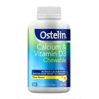 Ostelin Calcium & Vitamin D3 Chewable Tablets 120 Pack