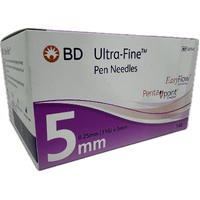 BD UltraFine Pen Needle 31G 5mm Pk7x20