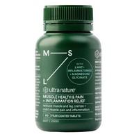 Ultra Nature Muscle Health & Pain + Inflammation Relief 60 Tablets