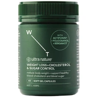 Ultra Nature Weight Loss + Cholesterol & Sugar Control 60 Capsules