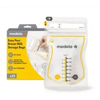 Medela Breast Milk Easy Pour Storage Bags 180ml 25 Pack