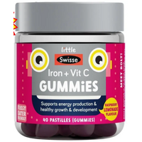 Little Swisse Iron + Vit C Gummies 40 Pack