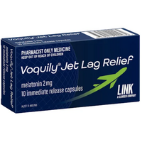 Voquily Jet Lag Relief 2mg 10 Capsules