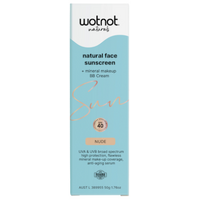 Wotnot Natural Zinc Sunscreen & BB+ Cream Nude 50g