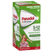 Panadol Children's Elixir 5-12 Years 200mL Raspberry (S2)