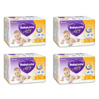 Babylove Cosifit Infant Convenience Nappies 24 Pack [Bulk Buy 4 Units]