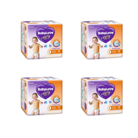 Babylove Cosifit Walkers Convenience Nappies 17 Pack [Bulk Buy 4 Units]