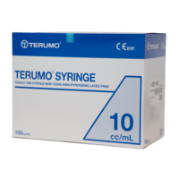 Terumo 100 x 10ml Syringes Slip Tip